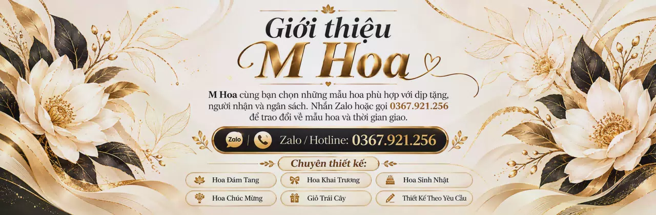 Ảnh bìa Shop hoa tươi Phường Hồng Gai Quảng Ninh - Một món hoa, nhiều điều muốn nói